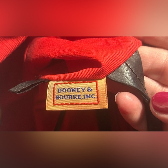 Dooney & Bourke Black Floral Botanical Hobo Shoulder Purse W/Rainbow Zippers EUC - Picture 12 of 16